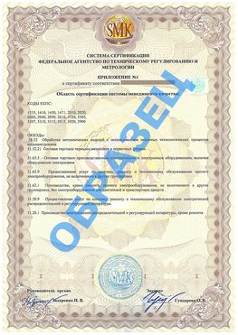 Приложение 1 Светлый Сертификат ГОСТ РВ 0015-002